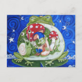 pad koning, briefkaart (Voorkant)