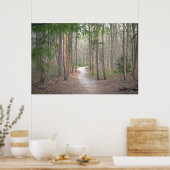 Pad met bomen poster (Keuken)