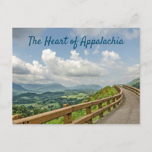 Pad met houtoeren briefkaart