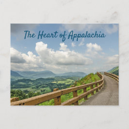 Pad met houtoeren briefkaart