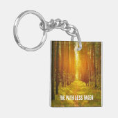 Pad minder ingenomen sleutelhanger (Voorkant Links)