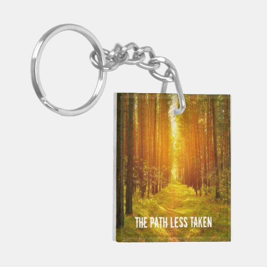 Pad minder ingenomen sleutelhanger (Voorkant Links)