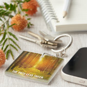 Pad minder ingenomen sleutelhanger (Voorkant Rechts)