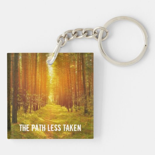 Pad minder ingenomen sleutelhanger (Achterkant)