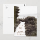 Pad minder onderweg: Briefkaart (Voorkant / Achterkant)