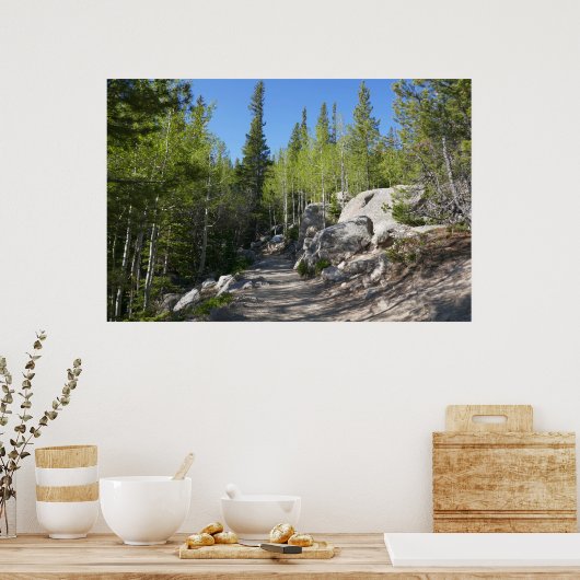 Pad naar Alberta Falls Poster (Keuken)