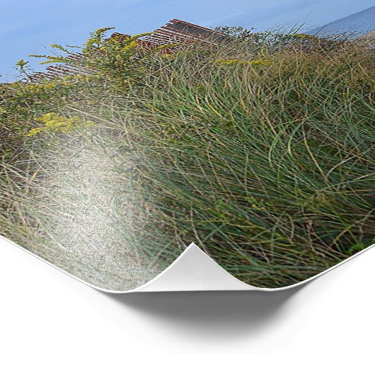 Pad naar de Beach foto afdrukken (Hoek)