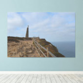 Pad naar de nevel. Kaap Roca Canvas Afdruk (Insitu (Houten vloer))