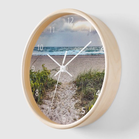 Pad naar de Ocean Wall Clock (Hoek)