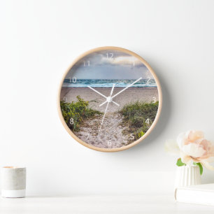 Pad naar de Ocean Wall Clock
