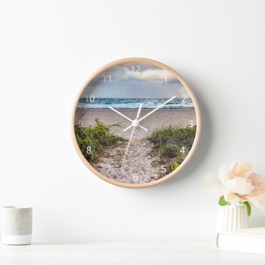 Pad naar de Ocean Wall Clock (Huis)