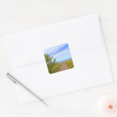 Pad naar de strand Sticker (Envelop)