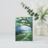 PAD NAAR EEUWIG BOS WENSBRON Cadeaubon Insteek Informatiekaartje (Staand voorkant)