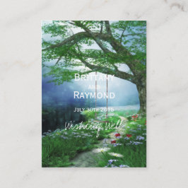 PAD NAAR EEUWIGE BOS WENS PUTJE Cadeaubon Insteekk Informatiekaartje