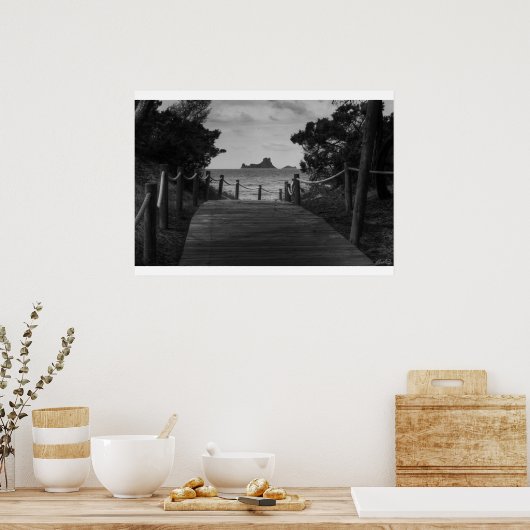 Pad naar Geiteneiland Poster (Keuken)