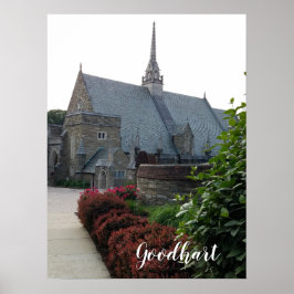 Pad naar Goodhart Hall op Bryn Mawr College Poster