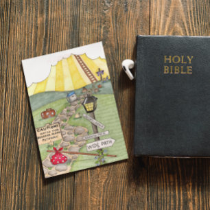 Pad naar het Cross Inspirerend Briefkaart