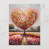 Pad naar het hart feestdagenkaart (Voorkant)