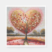 Pad naar het hart servet (Voorkant)