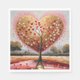 Pad naar het hart servet