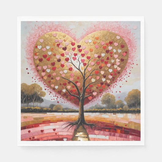 Pad naar het hart servet (Voorkant)