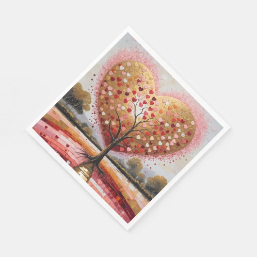 Pad naar het hart servet (Hoek)