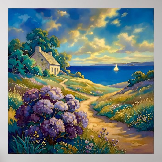 Pad naar het Stille Meer Poster (Voorkant)