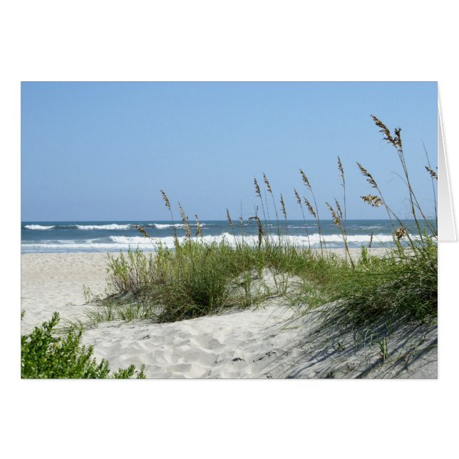 Pad naar het Zee-Ocracoke-eiland (Voorkant Horizontaal)