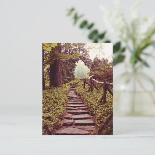 Pad naar licht briefkaart (Staand voorkant)