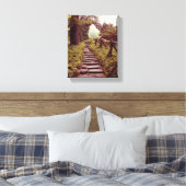 Pad naar licht canvas afdruk (Insitu (Slaapkamer))