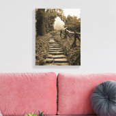 Pad naar licht canvas afdruk (Insitu (Woonkamer))