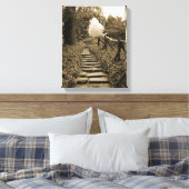 Pad naar licht canvas afdruk (Insitu (Slaapkamer))