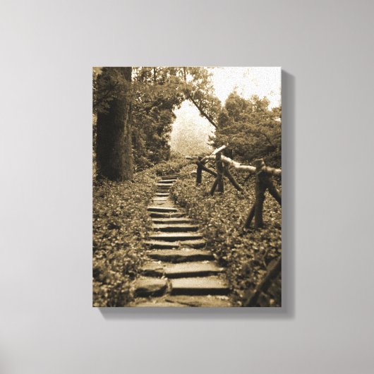 Pad naar licht canvas afdruk (Voorkant)