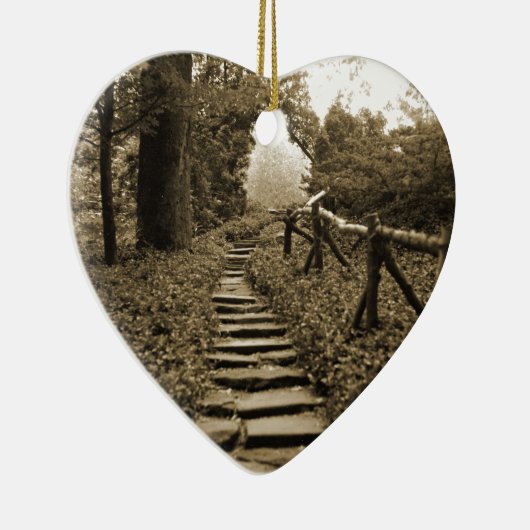 Pad naar licht keramisch ornament (Rechts)