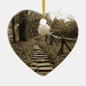 Pad naar licht keramisch ornament (Voorkant)