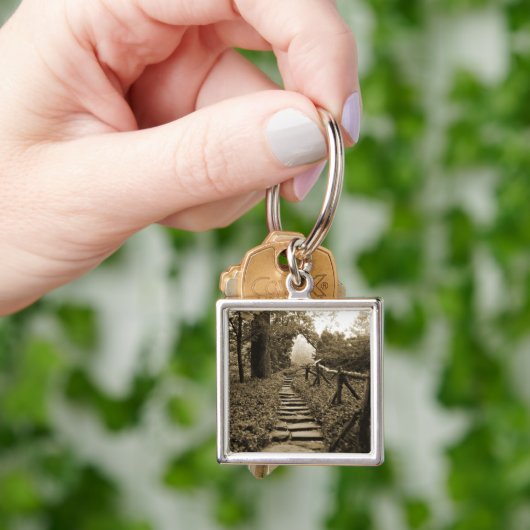 Pad naar licht sleutelhanger (Hand)