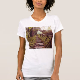 Pad naar licht t-shirt