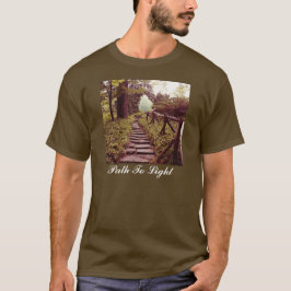 Pad naar licht t-shirt