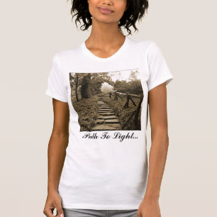 Pad naar licht t-shirt