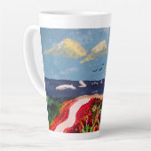 Pad naar mijn favoriete plek latte mok (Linkerhoek)