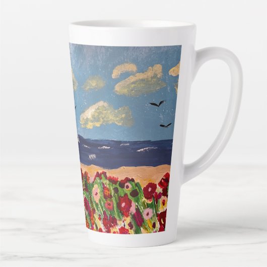 Pad naar mijn favoriete plek latte mok (Rechts)