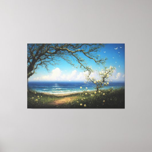 Pad naar oneindigheid canvas afdruk (Voorkant)