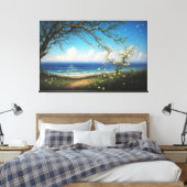 Pad naar oneindigheid canvas afdruk (Insitu (Slaapkamer))