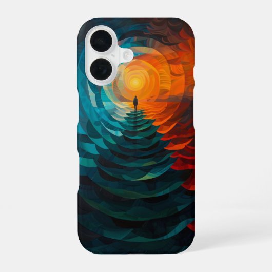 Pad naar oneindigheid iPhone 16 hoesje (Achterkant)