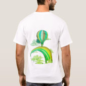 "Pad naar prestatie: omarm je dromen" T-shirt (Achterkant)