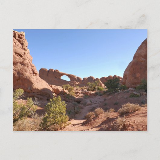 Pad naar Skyline Arch Briefkaart (Voorkant)