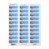 Pad naar Skyline Arch Etiket (Full Sheet)