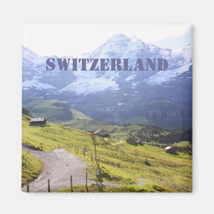 Pad naar sneeuwberg magneet