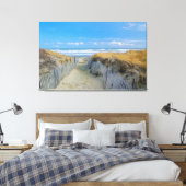 Pad naar strand canvas afdruk (Insitu (Slaapkamer))