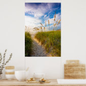 Pad naar strand poster (Keuken)